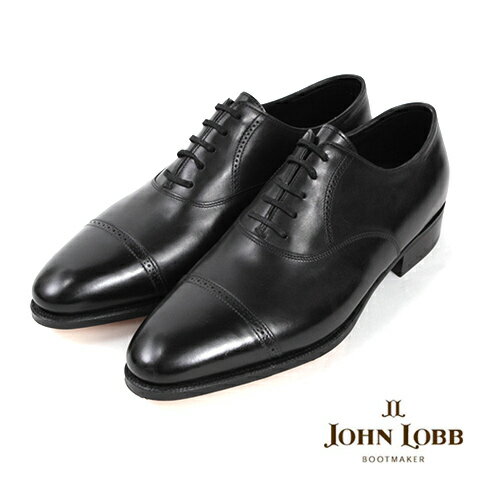 ジョン・ロブ ビジネスシューズ メンズ 【新品】JOHN LOBB/ジョンロブ PRESTIGE/プレステージライン PHILIP2/フィリップ2 ストレートチップ 7000番Eワイズ ブラック オックスフォードカーフ