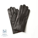 メローラ / MEROLA GLOVES メローラ 手袋 国内正規別注品 新作限定メローラ グローブ ラムナッパxカシミアライナー ハンドメイド手袋 ブラック me129001-99