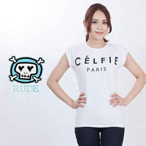 Rakuten - Rude ルード レディース Tシャツ 半袖 プリント Tシャツ Celfie rlt-cel-151634