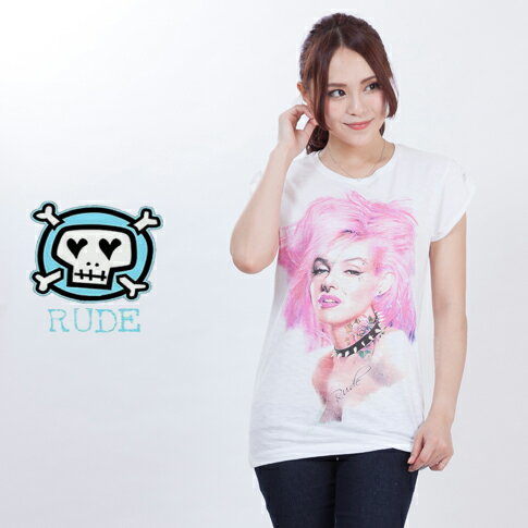 Rude ルード レディース 半袖 プリント Tシャツ Herpes rlt-her- 楽天市場】Rude(トップス|レディースファッション)の通販