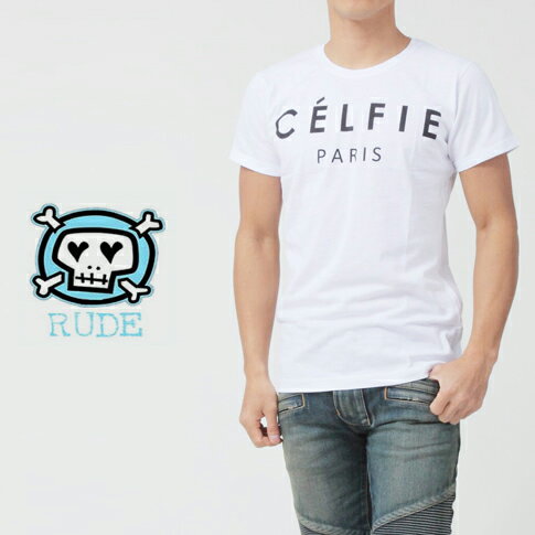 樂天商城 - Rude ルード メンズ Tシャツ 半袖 プリント Tシャツ Celfie 20151633