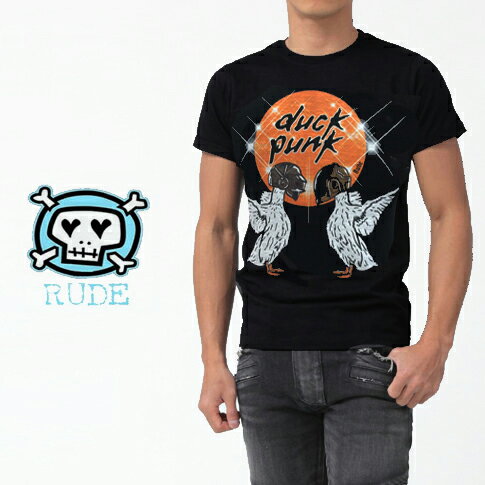 Rakuten - Rude ルード メンズ Tシャツ 半袖 プリント Tシャツ DUCK m-duck