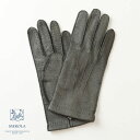 メローラ/MEROLA 手袋 国内正規別注品 新作限定メローラグローブ ソフトペッカリーグローブ MEROLA GLOVES PECARY メローラグローブ ハンドメイド グレー ME729002-90