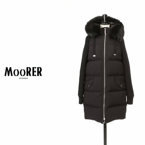 MOORER / ムーレー ダウン レディース フォックスファー付き ダウンコート ARMONIA-KN NERO ブラック mo-armonia-kn-nero MOORER / ムーレー ダウン レディース フォックスファー付き ダウンコート ARMONIA-KN NERO ブラック mo-armonia-kn-nero
