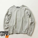 FREE CITY / フリーシティ トレーナー RAINBOW RAGLAN ラグラン スウェット レインボーバックプリント PROSMWHITE オフホワイト fcbswr002-sp