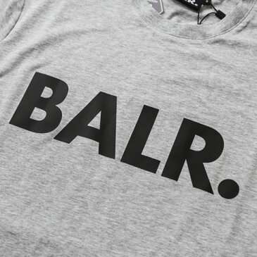 【全品送料無料】ボーラー BALR. Tシャツ BRAND ATHLETIC T-SHIRT BRAND SHIRT クルーネック 半袖Tシャツ ロゴプリント グレー b10001-grey