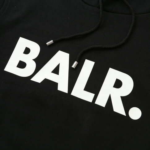 全品送料無料 ボーラー Balr パーカー Brand Hoodie ロゴプリント スウェット フーディー ブラック B Bk ａｍａｌｆｉ