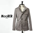 【アウターセール】【CLEARANCE 2024】【国内正規品】MOORER / ムーレー メンズ M65 スプリング ジャケット PORTO KM2 MARMO グレー 212-91802-32