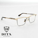 【超人気モデル限定入荷！】DITA ディータ SENATOR THREE セネター3 DTX137-A-03（WHITE GOLD-ANTIQUE SILVER） メガネDTX137-A-03 GLD-SLV