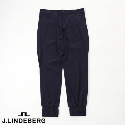 【あす楽】【送料無料！】J.LINDEBERG GOLF（ジェイリンドバーグ ゴルフ）ジョガー パンツ 4WAYストレッチ 撥水加工 ネイビー 071-77915-198