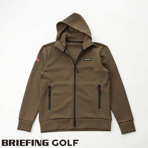 ブリーフィング ゴルフ BRIEFING GOLF メンズ 3Dロゴ パーカー 立体BRIEFINGロゴ MENS 3D LOGO PARKA OLIVE オリーブ bbg231m11-067