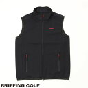 【あす楽】【送料無料！】ブリーフィング ゴルフ BRIEFING GOLF メンズ 3Dロゴ ベスト 立体BRIEFINGロゴ MENS 3D LOGO VEST ブラック bbg231m13-010