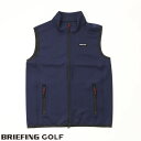 【あす楽】【送料無料！】ブリーフィング ゴルフ BRIEFING GOLF メンズ 3Dロゴ ベスト 立体BRIEFINGロゴ MENS 3D LOGO VEST ネイビー bbg231m13-076