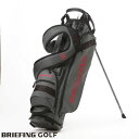 【あす楽】【送料無料！】ブリーフィング ゴルフ BRIEFING GOLF 軽量スタンドキャディバッグ BRIEFING CR-7 8.5型 4分割仕様 CR-7 GRAY グレー brg223da10-014