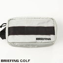 【あす楽】【送料無料！】ブリーフィング ゴルフ 【限定品】ホワイトxブラック ラウンドポーチ DOUBLE ZIP POUCH GOLF HOLIDAY 000 WHITE BRIEFING GOLF brg223g74-000