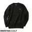 ڤڡ̵ۡۥ֥꡼ե  BRIEFING GOLF   롼ͥå˥å SHADOW COLLECTION MENS BIAS LOGO CREW NECK KNIT֥å brg223m12-010