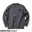 ڤڡ̵ۡۥ֥꡼ե  BRIEFING GOLF   롼ͥå˥å SHADOW COLLECTION MENS BIAS LOGO CREW NECK KNIT졼 brg223m12-014