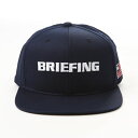 【あす楽】【送料無料】ブリーフィング ゴルフ BRIEFING GOLF ベーシック フラットキャップ 定番ロゴ刺繍 MENS BASIC FLAT VISOR CAP ネイビー brg231m71-076 2