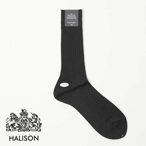 【3,000円以上ご注文で送料無料！】【メンズ　靴下】【メンズ　ソックス】【ハリソン ソックス】【HALISON Socks ソックス】 ビジネスソックス 高級エジプト綿 10604-xc チャコール 正規品