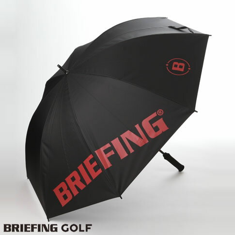 【送料無料】ブリーフィング ゴルフ BRIEFING GOLF CARBON SHAFT UMBRELLA カーボンシャフト UVカット加工 傘　BRG221G25 BLACK ブラック