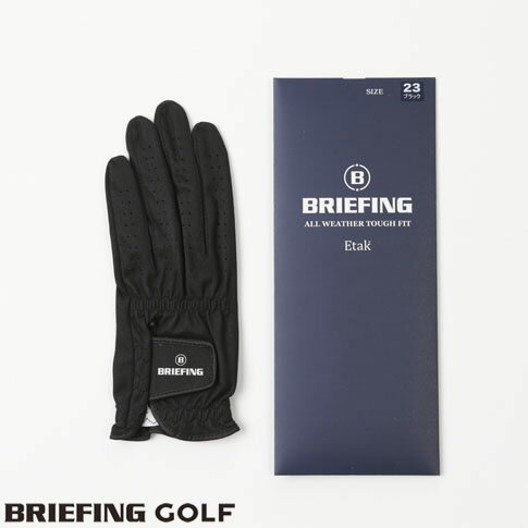 ブリーフィング ゴルフ BRIEFING GOLF 全天候型 定番人気 グローブ MENS ANTIVIRUS TOUGH FIT GLOVE-L ブラック brg221m02-010