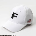 ブリーフィング ゴルフ BRIEFING GOLF イニシャル刺繍 キャップ MENS INITIAL CAP 000 WHITE ホワイト brg221m83-000 BRG233M66