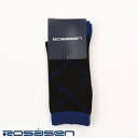 【3,000円以上ご注文で送料無料!】ROSASEN ロサーセン【メンズ 靴下】【メンズ ソックス】モノグラム レギュラー丈ソックス ネイビー 正規品 046-...