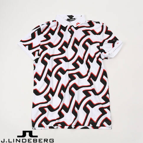 yyzyIzJ.LINDEBERG GOLF WFCho[O St |Vc EG[uubWxobNubW KV Regular Fit Print Polo A038 Bridge Wave White 071-29843-005