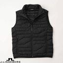 【あす楽】【送料無料！】J.LINDEBERG GOLF（ジェイリンドバーグ ゴルフ）ライトダウンベスト Cliff Light Down Vest 019 ブラック 071-49075-019