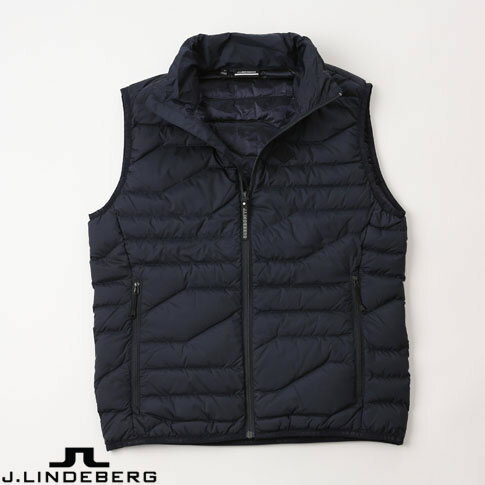 J.LINDEBERG GOLF（ジェイリンドバーグ ゴルフ）ライトダウンベスト Cliff Light Down Vest 098 ネイビー 071-49075-098