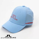 【送料無料!】J.LINDEBERG GOLF(ジェイリンドバーグ ゴルフ)キャップ メンズ シリコンブリッジマーク JLロゴキャップ キャップ ストレッチ ラ...