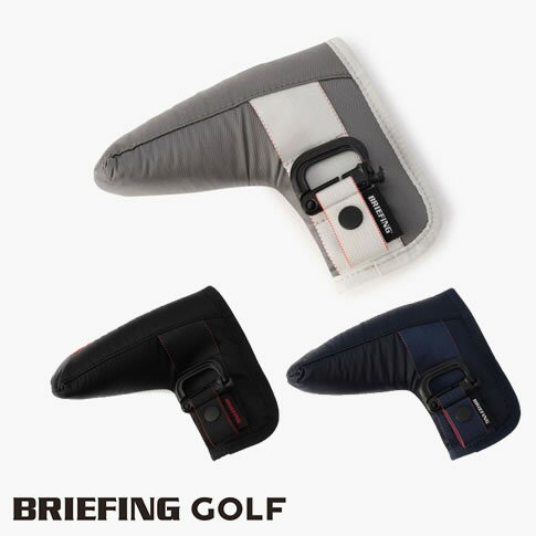 ブリーフィング ゴルフ クラブヘッドカバー MALLET CS PUTTER COVER FIDLOCK メンズ 春 BRG193G56 BRIEFING GOLF マレット パターカバー センターシャフト