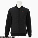 【あす楽】【送料無料！】ブリーフィング ゴルフ BRIEFING GOLF メンズ ダウンジャケット ストレッチ MENS HYBRID DOWN MA-1 JACKET ブラック brg233m52-010