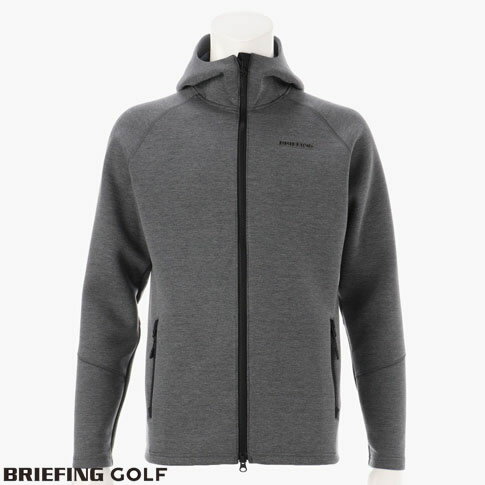 【あす楽】【送料無料！】ブリーフィング ゴルフ BRIEFING GOLF MENS WARM 3D LOGO PARKA ジップアップ ウォーム 3Dロゴ パーカー GRAY グレー brg223m48-014 1