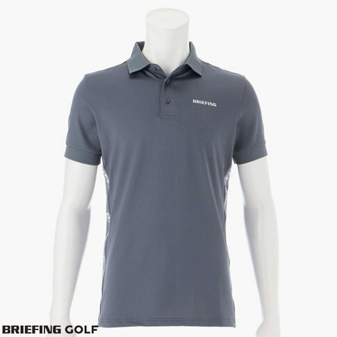 yyzyIzu[tBO St BRIEFING GOLF |Vc TChBRIEFINGSe[v MS SIDE LOGO LINE POLO 014 GRAY O[ brg231m05-014