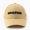 【あす楽】【送料無料】ブリーフィング ゴルフ BRIEFING GOLF ベーシック キャップ 定番ロゴ刺繍 MENS BASIC CAP 021 BEIGE ベージュ brg231m67-021 3