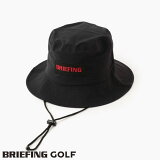 ڤڡ̵ۡۥ֥꡼ե  BRIEFING GOLF 쥤ϥå MS WATERPROOF HATBLACK/֥å brg241m96-010