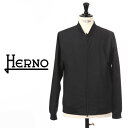 HERNO / ヘルノ メンズ ボンバー MA-1ジャケット HERNO LAMINAR ラミナー GORE-TEX WINDSTOPPER ブラック gi00091ul-9300