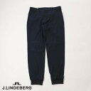 J.LINDEBERG GOLF（ジェイリンドバーグ ゴルフ）裾リブ ジョガーパンツ Cuff Jogger Pant スーパーストレッチ スリムフィット ネイビー 071-71313-198