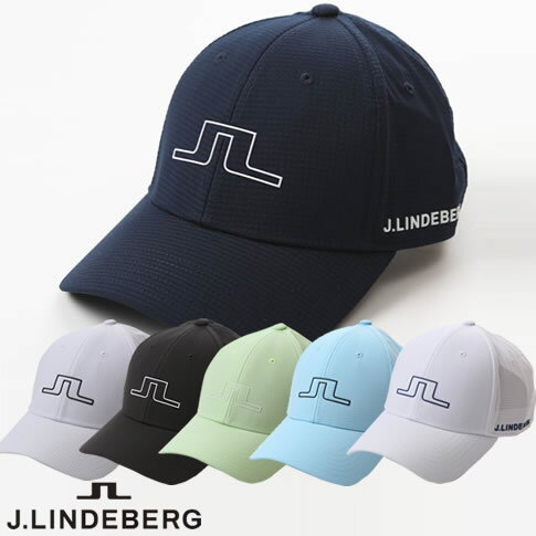J.LINDEBERG GOLF ジェイリンドバーグ ゴルフ メンズ JLロゴ メッシュキャップ ストレッチ 6色 ネイビー（098） ホワイトxブラック（004） ブラック（019） ライトグリーン（022） ライトブルー（093） ホワイトxパープル（104） 073-51332