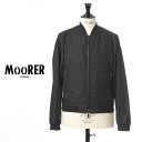 MOORER / ムーレー メンズ MA-1型 ボンバージャケット CORELLI-WK（コレッリ） NERO ブラック 434-91807-08