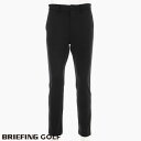 【あす楽】【送料無料！】ブリーフィング ゴルフ BRIEFING GOLF パンツ BRIEFINGロゴ入りサイドライン スリムパンツ MENS SIDE LOGO LINE SLIM PANTS ブラック BRG241M40-010