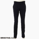 ブリーフィング ゴルフ BRIEFING GOLF パンツ ウエストゴム入りxBRIEFINGロゴ ストレッチパンツ MENS LOGO ELASTIC PANTS ブラック BRG241M42-010