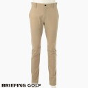 ブリーフィング ゴルフ BRIEFING GOLF パンツ ウエストゴム入りxBRIEFINGロゴ ストレッチパンツ MENS LOGO ELASTIC PANTS ベージュ BRG241M42-021