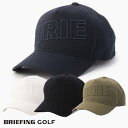 【送料無料】ブリーフィング ゴルフ BRIEFING GOLF ビッグロゴ キャップ ロゴ刺繍 MENS BIG BEAT CAP 4色 007(IVORY) 010(BLACK) 067(OLIVE) 076(NAVY) BRG241MA9