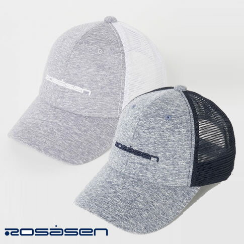 【送料無料！】ROSASEN（ロサーセン）メンズ ゴルフキャップ メッシュキャップ すべり部吸水速乾 立体ロゴ刺繍 サイズ調整可能 グレー/ネイビー 2色 046-53432