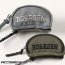【送料無料!】ROSASEN(ロサーセン)メンズ/レディース ユニセックス ボールケース ティー収納付 ROSASENロゴ刺繍 ボールポーチ グレー/カーキ 2...