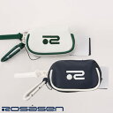 【送料無料!】ROSASEN(ロサーセン)メンズ/レディース ユニセックス ボールケース Rロゴボールポーチ オフホワイト/ネイビー 2色 046-83306