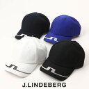 【送料無料!】J.LINDEBERG GOLF(ジェイリンドバーグ ゴルフ)メンズ ブリッジマーク JLブリッジロゴキャップ 4色 ホワイト(004) ブラック...