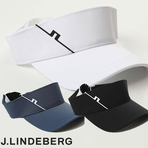 Men'S Wear - 【送料無料／国内正規品】ジェイリンドバーグ ゴルフ バイザー メンズ J.LINDEBERG Yadino 帽子 ゴルフバイザー 日よけ スポーツ ホワイト/ブラック/インディゴ 073-54835